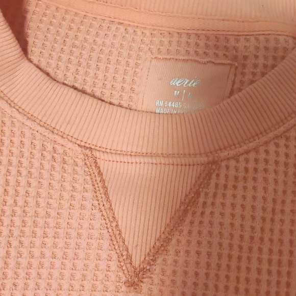 Aerie waffle knit sweater size M - Picture 3 of 3